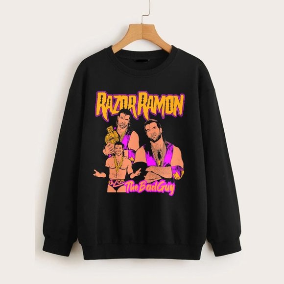 Scott Hall Razor Ramon The Bad Guy T Shirt, Memories Gift R.I.P Scott Hall WWE S - Picture 2 of 3